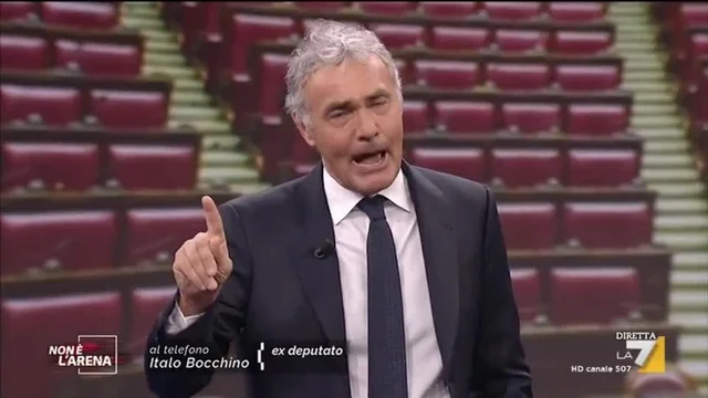 Il duro scontro tra Massimo Giletti e Italo Bocchino