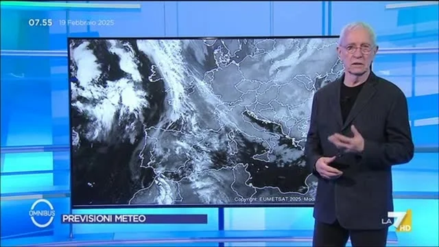 Previsioni Meteo di oggi di Paolo Sottocorona - 19/02/2025