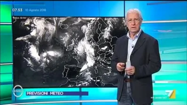 Il meteo di oggi - 10/08/2018
