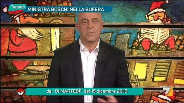 Ministra Boschi nella Bufera