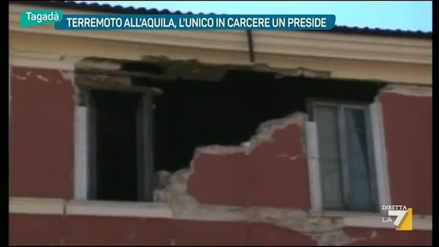 Terremoto all'Aquila, l'unico in carcere un Preside