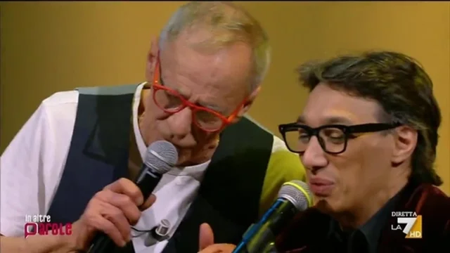 Vecchioni e Paolo Jannacci cantano "La Vita l'è bela"