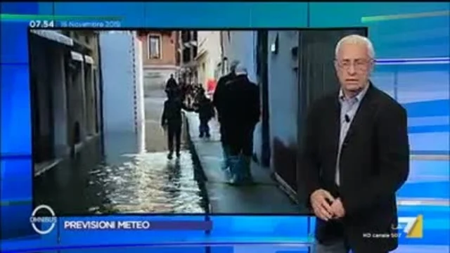 Le previsioni meteo del 15/11/2019