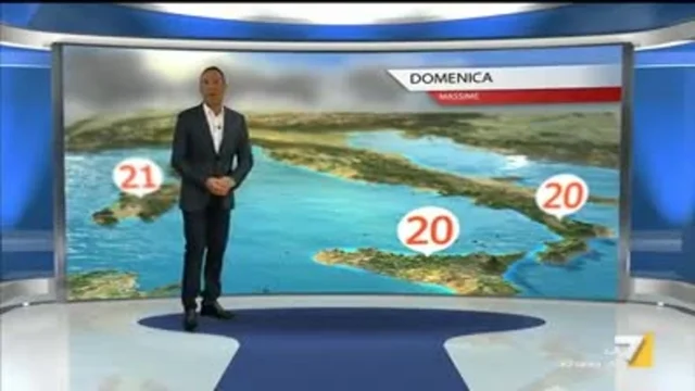 Il meteo della sera