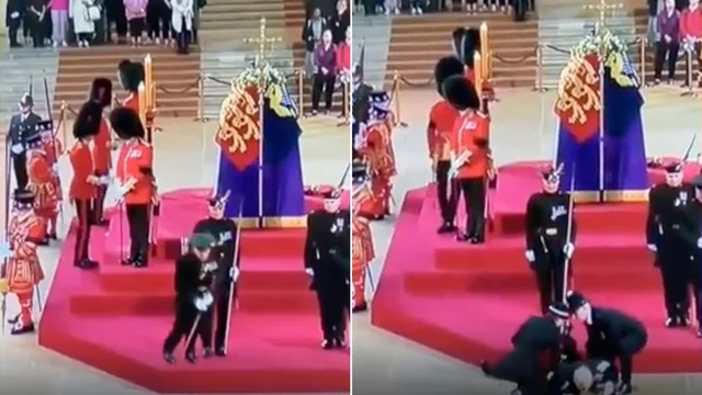 Regno Unito, la guardia reale sviene durante la camera ardente della Regina Elisabetta