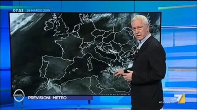Le previsioni del tempo del 29 marzo