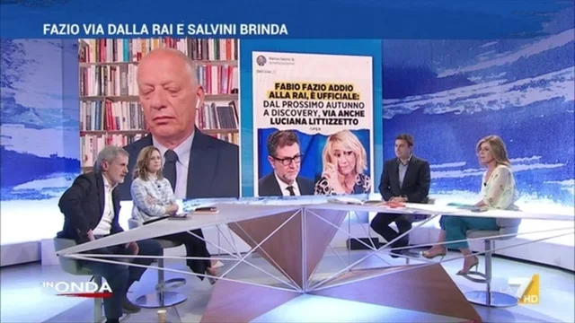 Caso Fazio, Alemanno: "Forse anche su Bruno Vespa sarebbe il caso..."