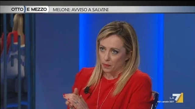 Meloni: avviso a Salvini