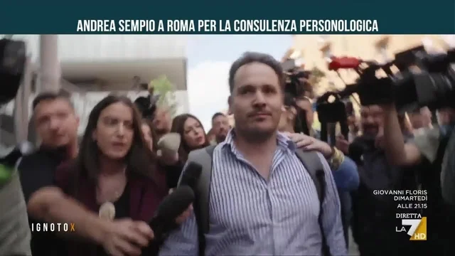 Garlasco, Andrea Sempio a Roma per la consulenza personologica: ressa di cronisti