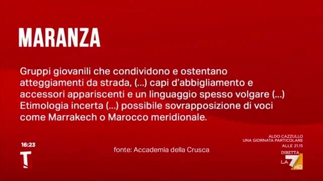 Gabrielli e la definizione sui maranza: "Sono i marocchino zanza. Etichetta non utile al problema"