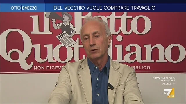 Del Vecchio vuole "Il Fatto Quotidiano", la risposta di Travaglio: "Ci definiva ratti, non siamo in vendita"
