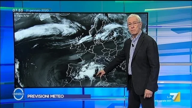 Previsioni del tempo - 21/01/2020