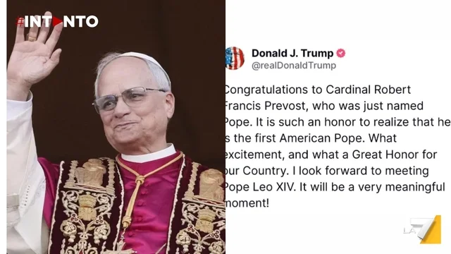 Trump celebra l’elezione di Papa Leone XIV: “Grande onore per il nostro Paese”