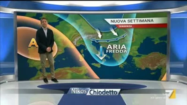 Il meteo della sera del 25 marzo