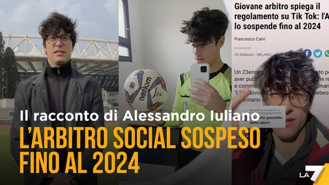 L'arbitro sospeso per i video su TikTok: "Scontro generazionale, non abbiate paura del progresso"