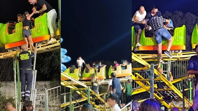 Bitetto (Bari), giostra deraglia con bambini a bordo: attimi di paura al luna park