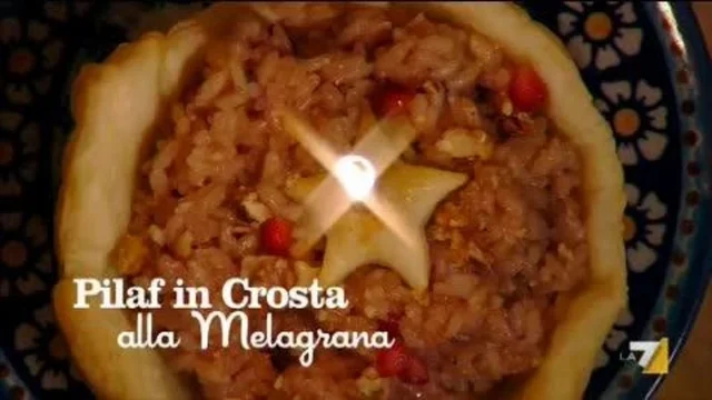 Pilaf in crosta di melagrana