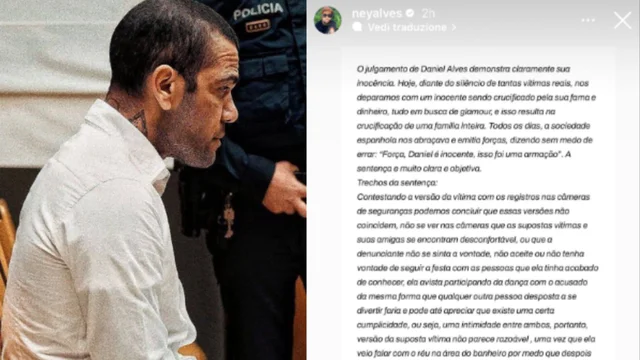 “Dani Alves si è suicidato in carcere”: la notizia falsa sui social e la smentita della famiglia