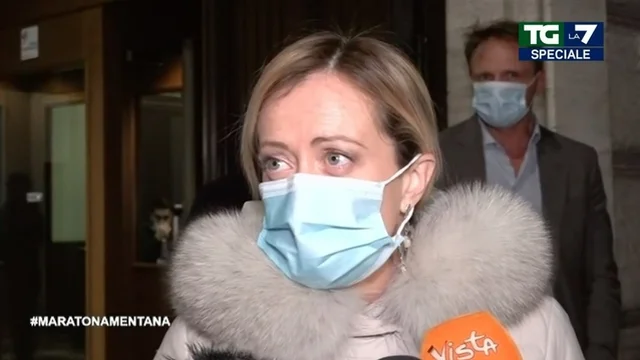 Giorgia Meloni: "Nessuna possibilità di sostegno al governo Draghi. Gli italiani hanno il diritto di votare"