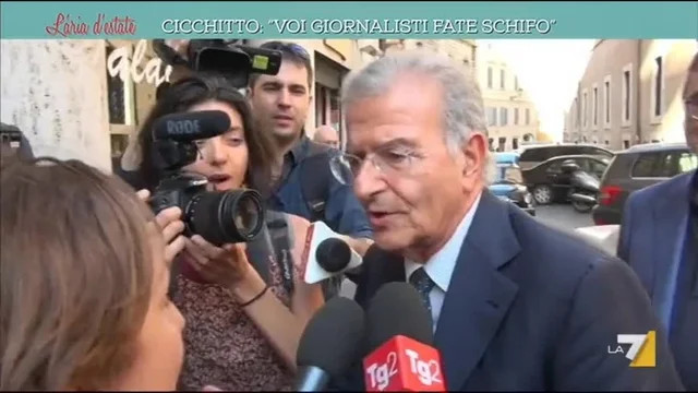 Cicchitto: 'Voi giornalisti fate schifo'