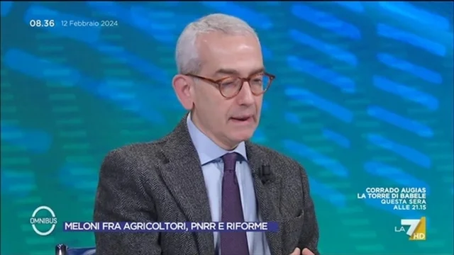 Meloni fra agricoltori, PNRR e Riforme - Omnibus, 12/02/2024