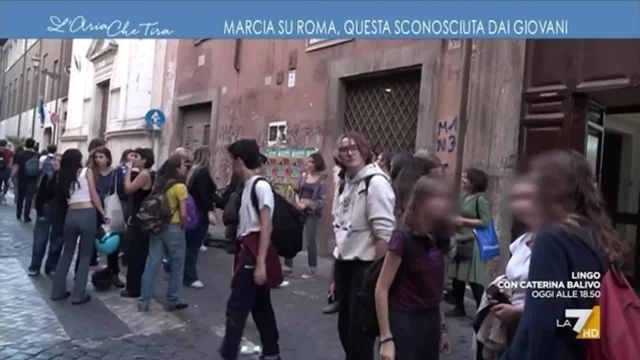 Marcia su Roma, questa sconosciuta dai giovani