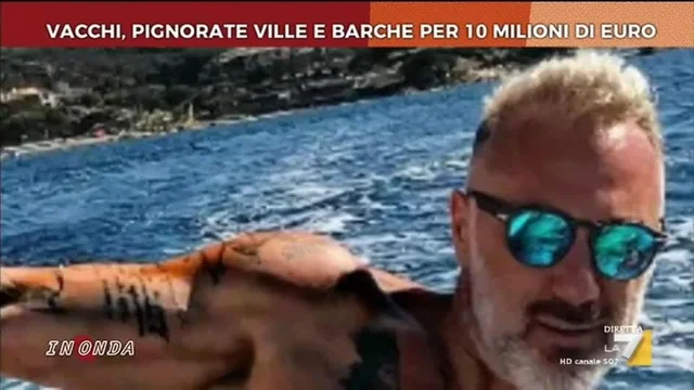 Vacchi, pignorate ville e barche per 10 milioni di euro