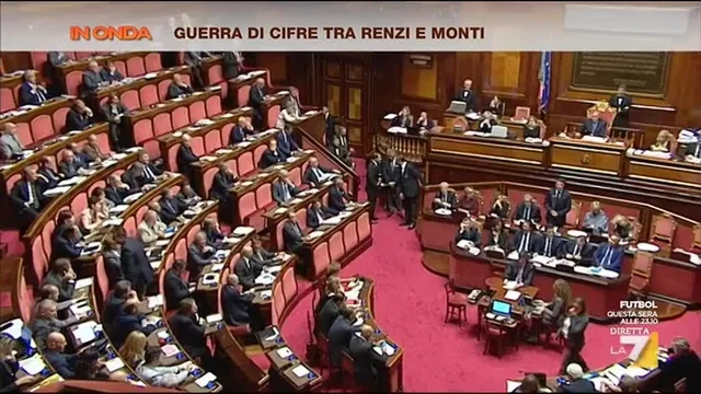 Guerra di cifre tra Renzi e Monti