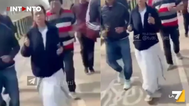 Mamata Banerjee, primo ministro del Bengala occidentale, fa jogging in infradito a Hyde Park