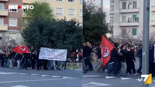 Nuova sede Forza Nuova a Roma: scontri con gruppi antifascisti. Presente anche Roberto Fiore