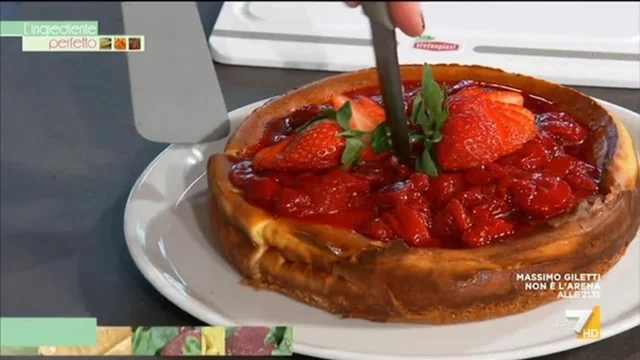 Cheesecake cotta alle fragole