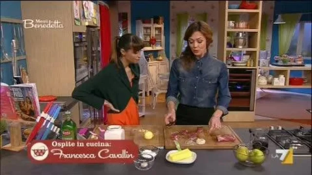 Ospite in cucina Francesca Cavallin