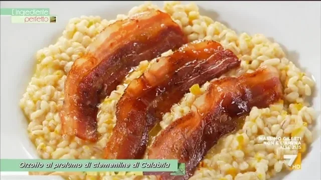 Orzotto profumato alle clementine