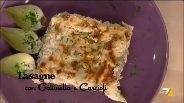 Lasagne con Gallinella e Carciofi