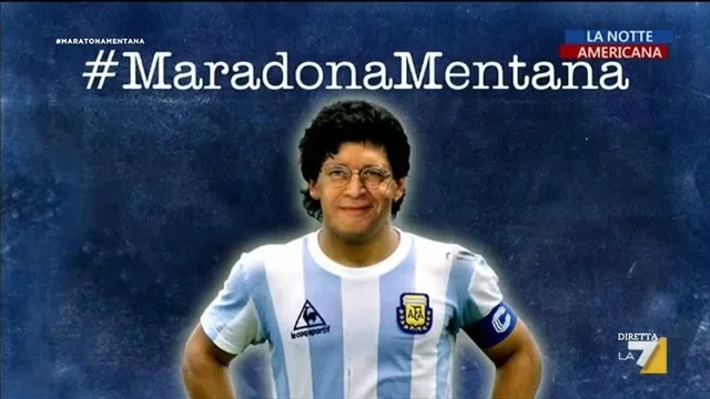 #MaradonaMentana