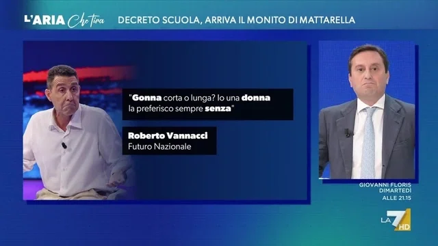 Gonne corte o lunghe? David Parenzo contro Vannacci: "Un'idiozia più grande non si poteva dire"
