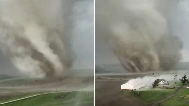 Stati Uniti, nell'Iowa un tornado devastante rade al suolo l'intera città di Greenfield. I video raccolti dai cittadini