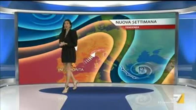 Il meteo della sera