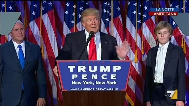 Donald Trump è il 45° Presidente degli Stati Uniti d'America