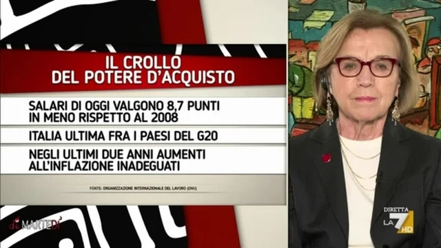 Fornero: "Il problema dei salari e dell’occupazione è serio”