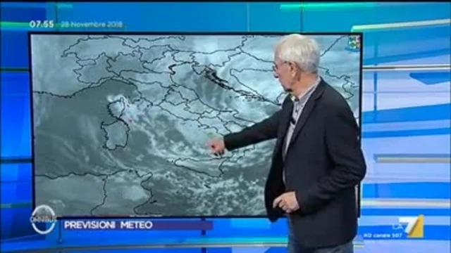 Il meteo del 28 novembre