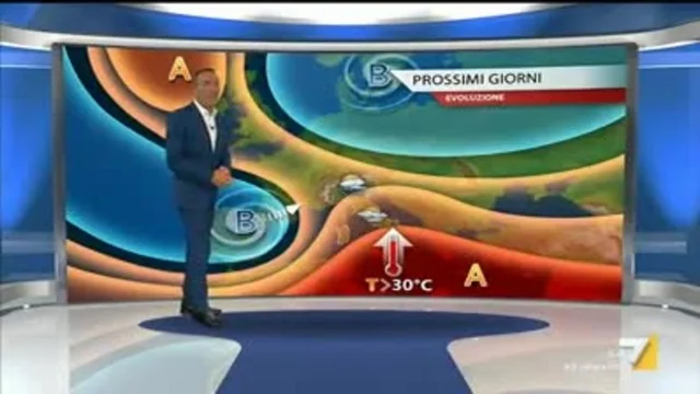 Il meteo della sera