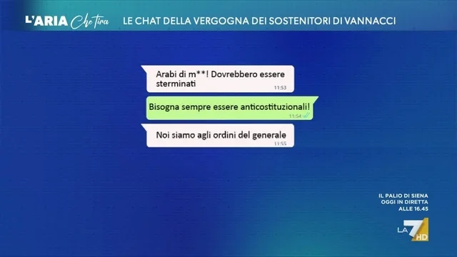Vannacci e le chat dei sostenitori di Futuro Nazionale: “Bisogna essere anticostituzionali”
