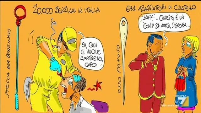 L'idea del genio Makkox: volontari di altri settori a fare i tamponi