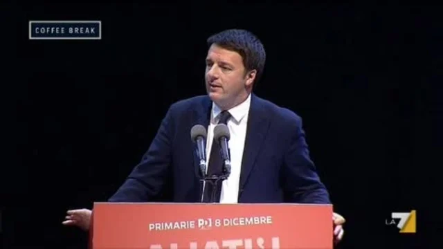 Primarie, il discorso di Renzi