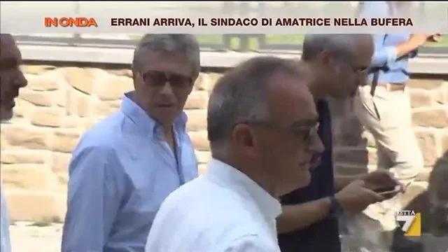 Errani arriva, il Sindaco di Amatrice nella bufera