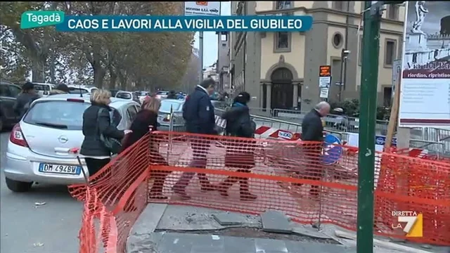 Caos e lavori alla vigilia del Giubileo