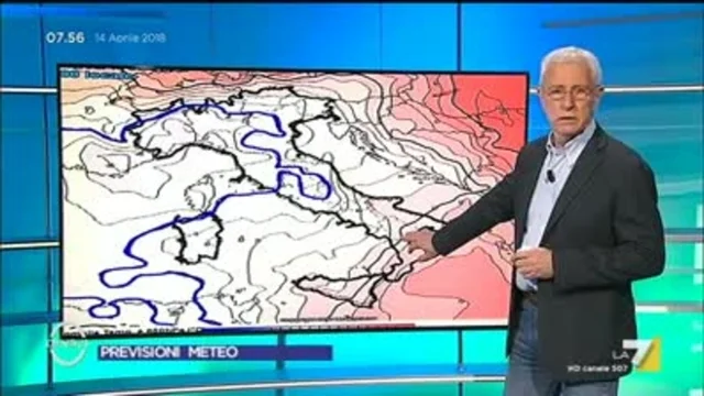 Il meteo del 14 aprile