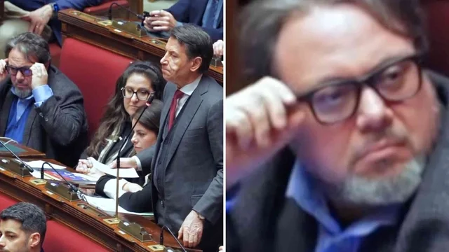 Occhiali “smart” in aula: il giallo del deputato M5S che riprende il discorso di Conte