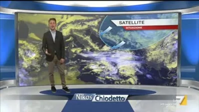 Il meteo della sera del 16 novembre